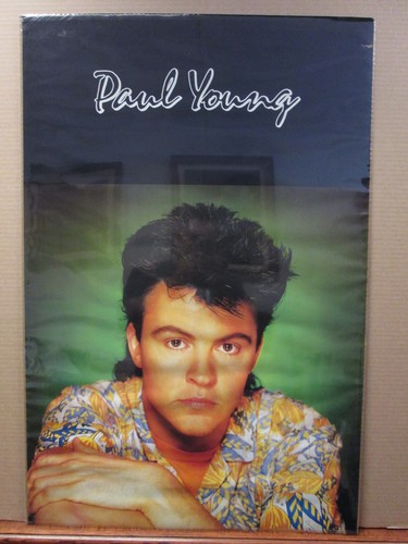 Vintage Paul Young poster music artist 9504