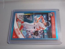 2018 Donruss Optic Variations Carolina Blue /50 Andrew Benintendi (Check Swing)