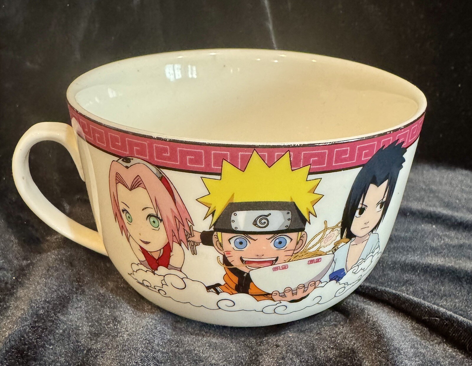 Naruto Shippuden Ramen Bowl Featuring Chibi Sakura Naruto Sasuke