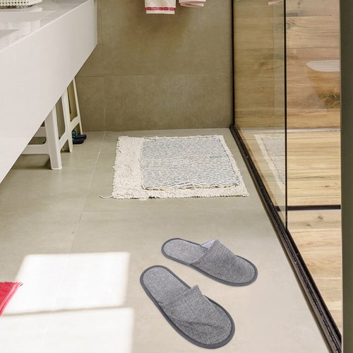 6 Pairs Portable Folding Slippers Foldable Indoor Travel Vacation Miss - Picture 5 of 12