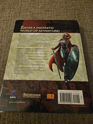 Pathfinder Rollenspiel Kernregelwerk Jason Bulmahn 2009 ~ AKZEPTABEL - Bild 6 von 6