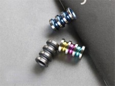EDC Titanium Knife Lanyard Bead Necklace Paracord Pendant Bracelet Making Bead