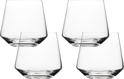 17 oz Contemporary Glasses - Set of 4 for Parties, Gatherings and More!