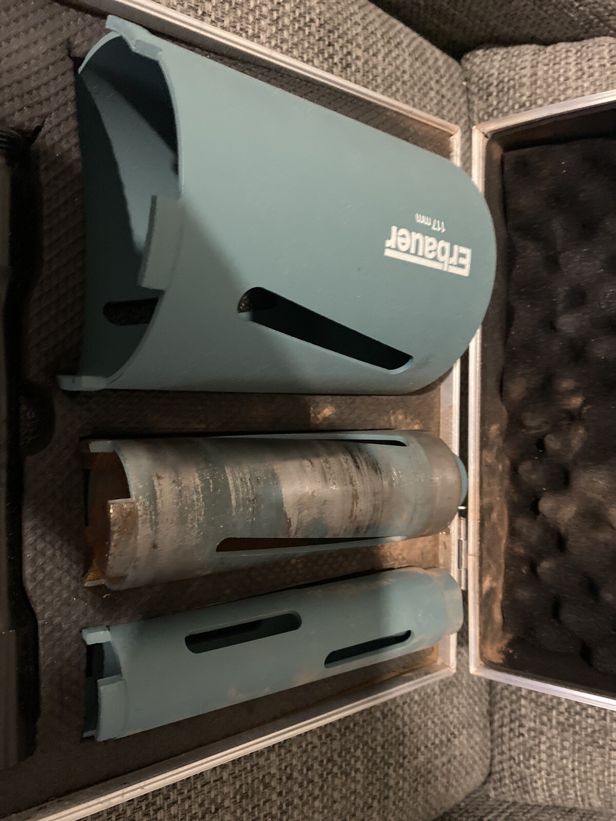 Erbauer Professional Diamond Core Drill Kit with 3 Cores & 5