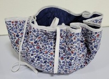 VTG Casserole Pie Carrier Cozy Round Quilted ...