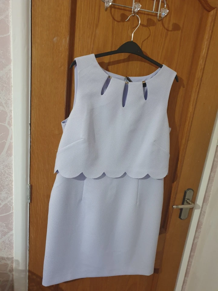 BNWT Holiday CruiseWedding Dress Size16 LilacPastel Mauve colour -Kaleidescope.  - Image 2 of 4