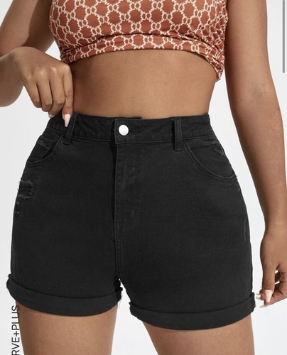 Pantalones vaqueros SHEIN black talla 0XL (12) | eBay