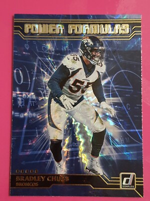 2020 Panini Donruss Bradley Chubb Power Formulas Holo Foil Broncos #PF-BC