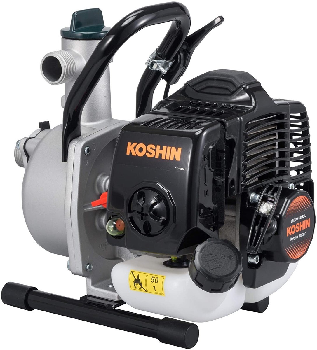 KOSHIN HIDELS PUMP SEV-25L 本体 KOSHIN 1.0PS 2-Cycle Gasoline Water Pump SEV-25L 110L/min KOSHIN