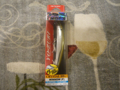YO-ZURI Crystal 3D Minnow Floating  90MM  3 1/2''  7G  1/4OZ