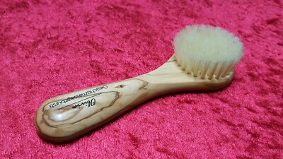 Gesichtsbürste Borste/Olive Massagebürste Trockenmassage Peelingbürste 