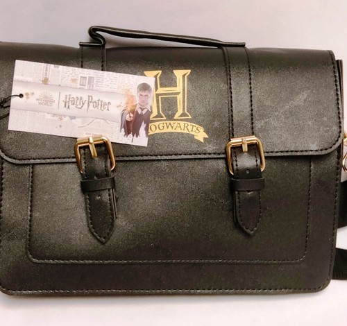 Harry Potter kleine schwarze Umhängetasche Tasche Hogwarts Zauberer World Primark - Bild 3 von 5