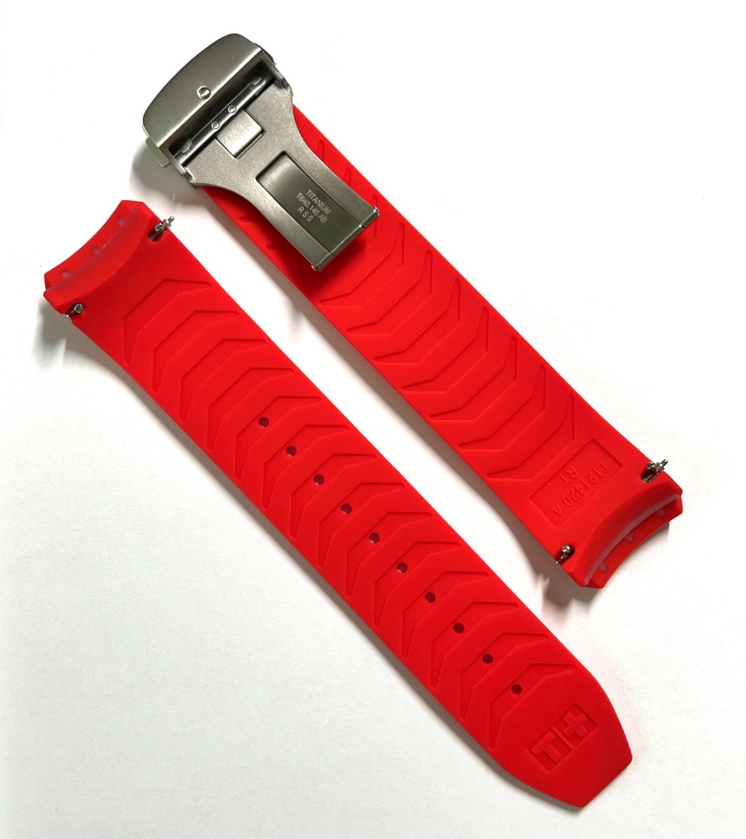 Original Tissot T-Touch CONNECT Solar T121420A RED Rubber