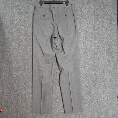 Hugo Boss Wool Dress Pants Size 32x33 James Brown Trousers Gray - Picture 4 of 12