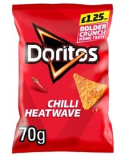Doritos CHILLI HEATWAVE Tortilla Crisps 10 x 70g PMP Packs