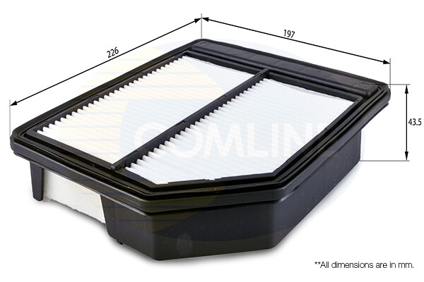 COMLINE CHN12858 Air Filter for HONDA