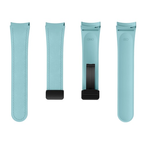 No Gap Leather Strap for Samsung Galaxy Watch 7 FE 6 5 4 40mm 44mm Silicone Band - Picture 129 of 209