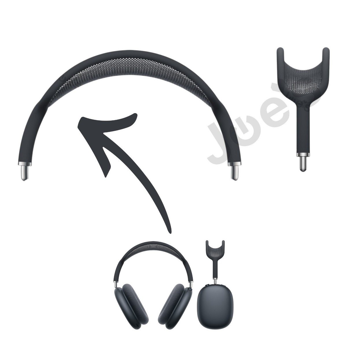 OEM Apple AirPods Max Headband Headphones Arch A2096 A3184 OEM Apple AirPods Max Headband Headphones Arch A2096 A3184