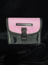 Nintendo DS Switch Carry Padded Game Travel Carrying Case Pink Black