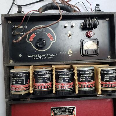 Antique Warner Brush Electroplater Model P-M 1940s Warner Electrical Co Chicago