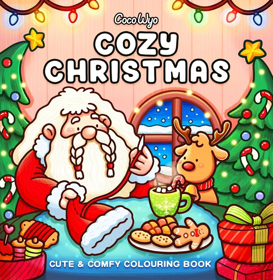 Coco Wyo Cozy Colouring Books 3 Books Set (Cozy Corner, Cozy Cuties, Christmas) - Image 4 of 4