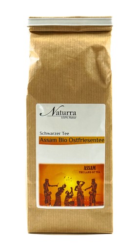 Ostfriesentee Bio Assam Ostfrisenmischung 100g im Papierbeutel reine Assamsorten - Bild 4 von 9