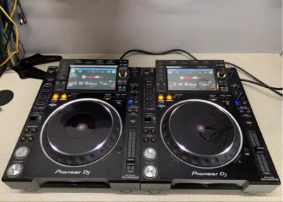 USED FOR Pioneer DJ CDJ-2000NXS2 1 set (2 units) disc player black *tlp