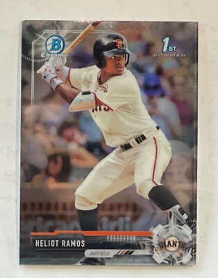 HELIOT RAMOS - Giants - 2017 1st Bowman Chrome Draft #BDC-12    FS  QTY
