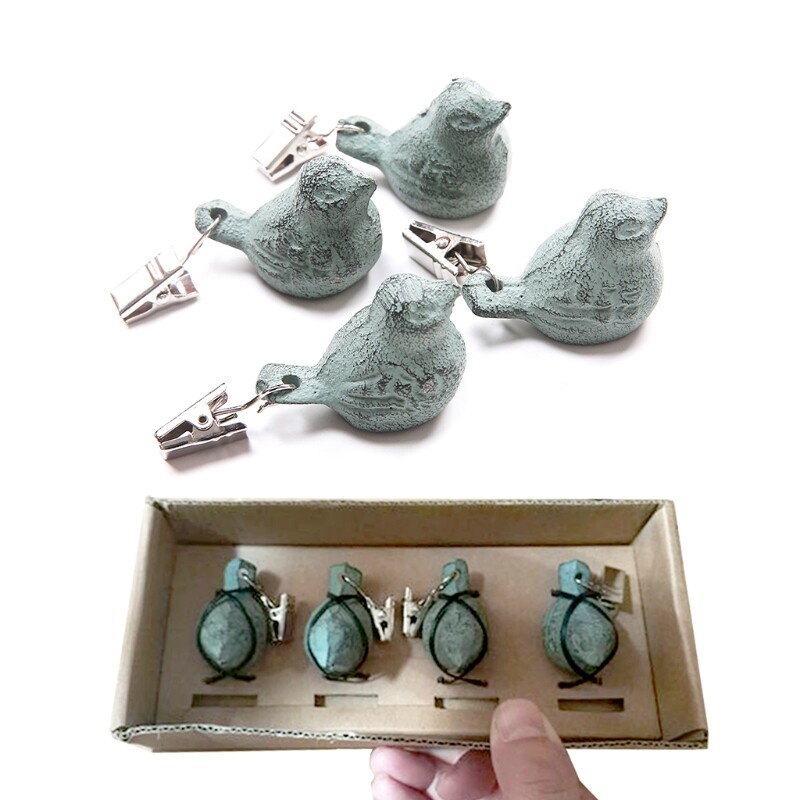 4 Pieces Iron Bird Tablecloth Weights Table Cloth Weight Tablecloth