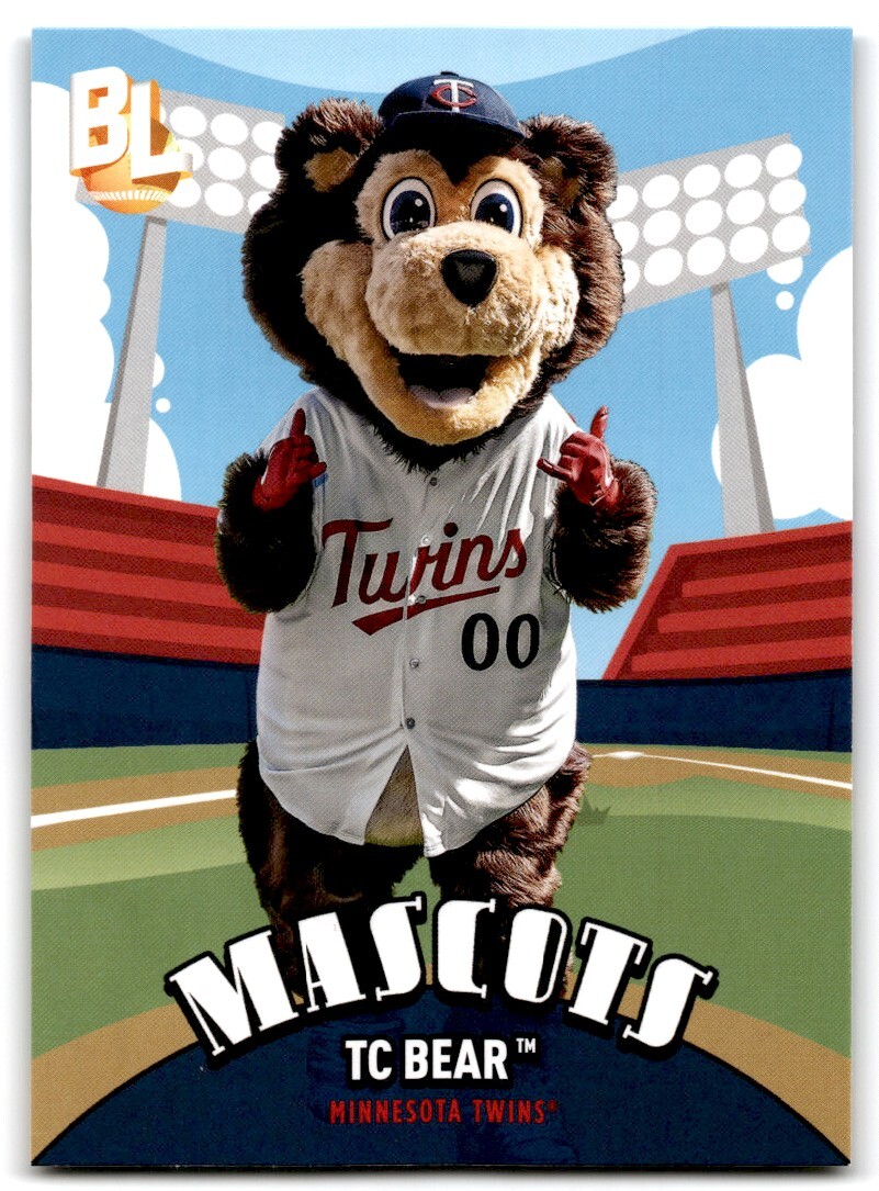 MBL '92 プレート 2024 Topps Big League Mascots TC Bear Minnesota Twins #M-16 | eBay