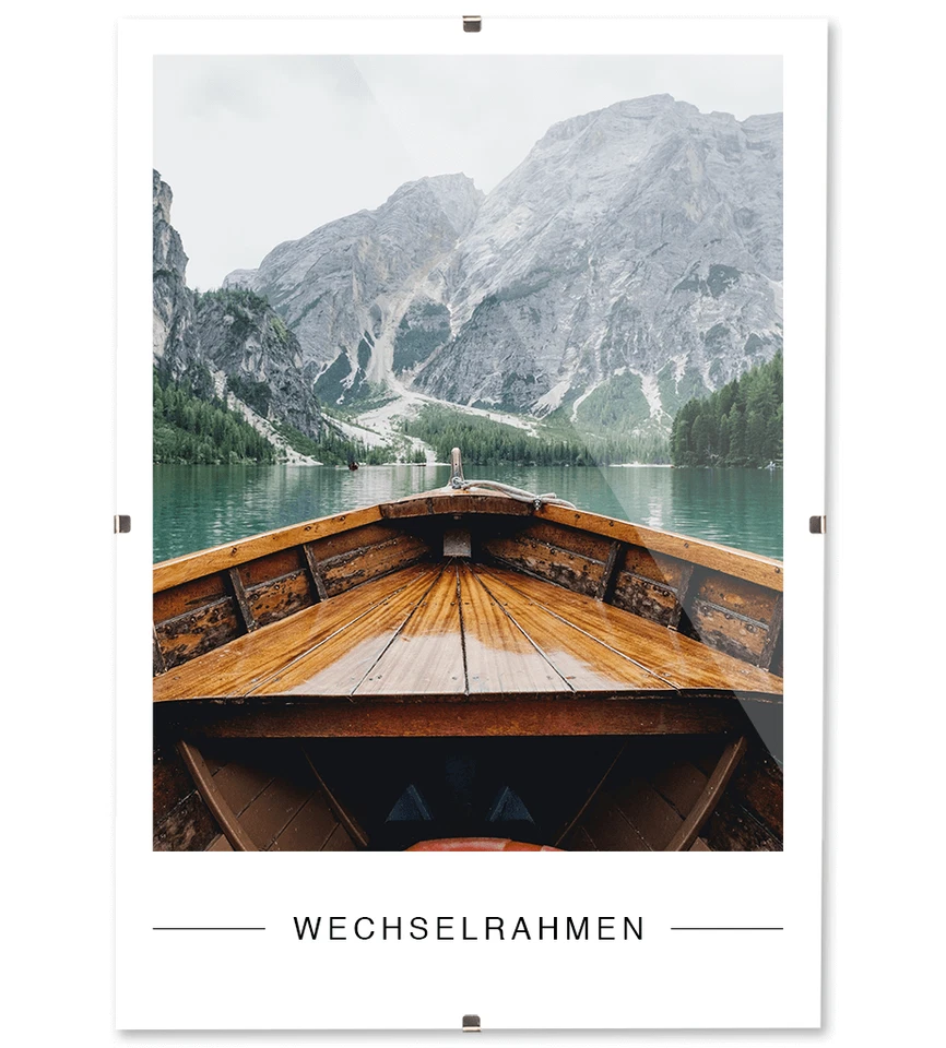 Cliprahmen Bild Bilderrahmen Poster Rahmenloser A4 Zertifikate Foto Plakate Deko - Bild 2 von 4