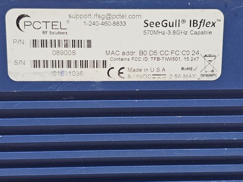 FOR PARTS/REPAIR PCTEL SeeGull IBflex 570MHz - 3,8GHz fähig mit Zubehör - Bild 9 von 13
