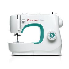 Singer M3305 mechanische Nähmaschine weiß / grün 32 Stiche mit Nadeleinfädler