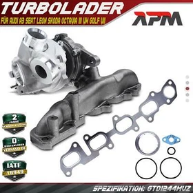 Turbolader für Audi A3 8V Seat Leon 5F Skoda Octavia III VW Golf VII 1.6 TDI