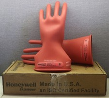 Honeywell Salisbury E011R/8 Red Lineman Gloves Size 8 New
