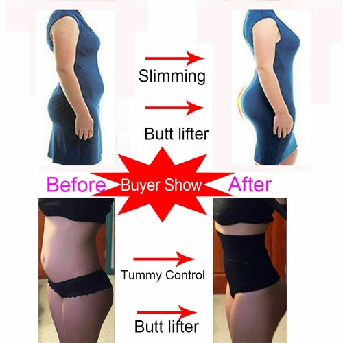 WOMEN LADIES BRIEF TUMMY CONTROL BODY SHAPER SLIMMING SUPPORT UNDERWEAR BODYSUIT - Picture 9 of 15