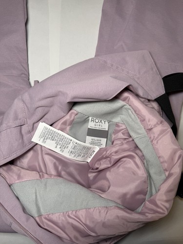 Roxy Girls Size L /12Y Ski Jacket & Pink Snowpants Size L/12 Y - Picture 10 of 13