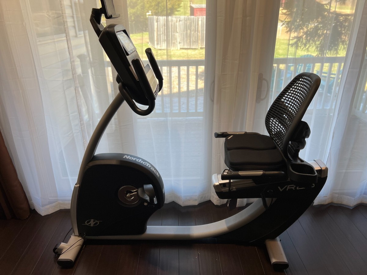 NordicTrack vr25 reclining exercise bike excellent condition original owner