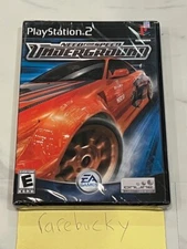Need For Speed Underground (PS2) NEW SEALED FIRST PRINT Y-FOLD W/UPC, EXCELLENT!