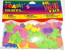 Foamies Craft flowers dragonfly butterfly 3 packages 540 total pieces NEW Darice