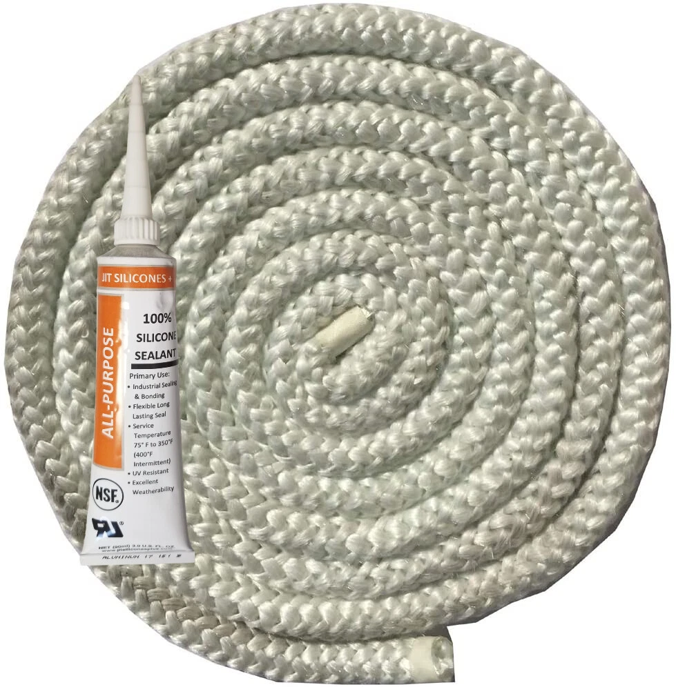Replacement Buck Wood Stove Fire Door Rope Gasket, 3/4″ x 7′+ Silicone |  eBay