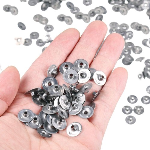 600pcs Metal Candle Wick Sustainer Holder Tab Stand Base DIY Candle Making Tool - Picture 4 of 11