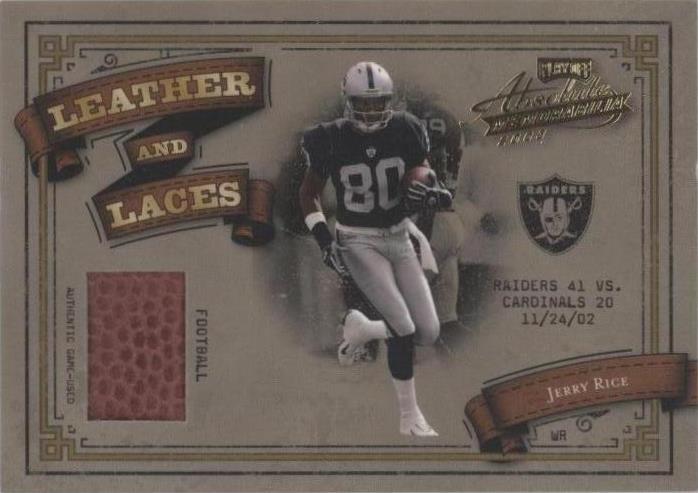 2003 Playoff Absolute Memorabilia Jerry Rice #LL-26 - 1 of 2