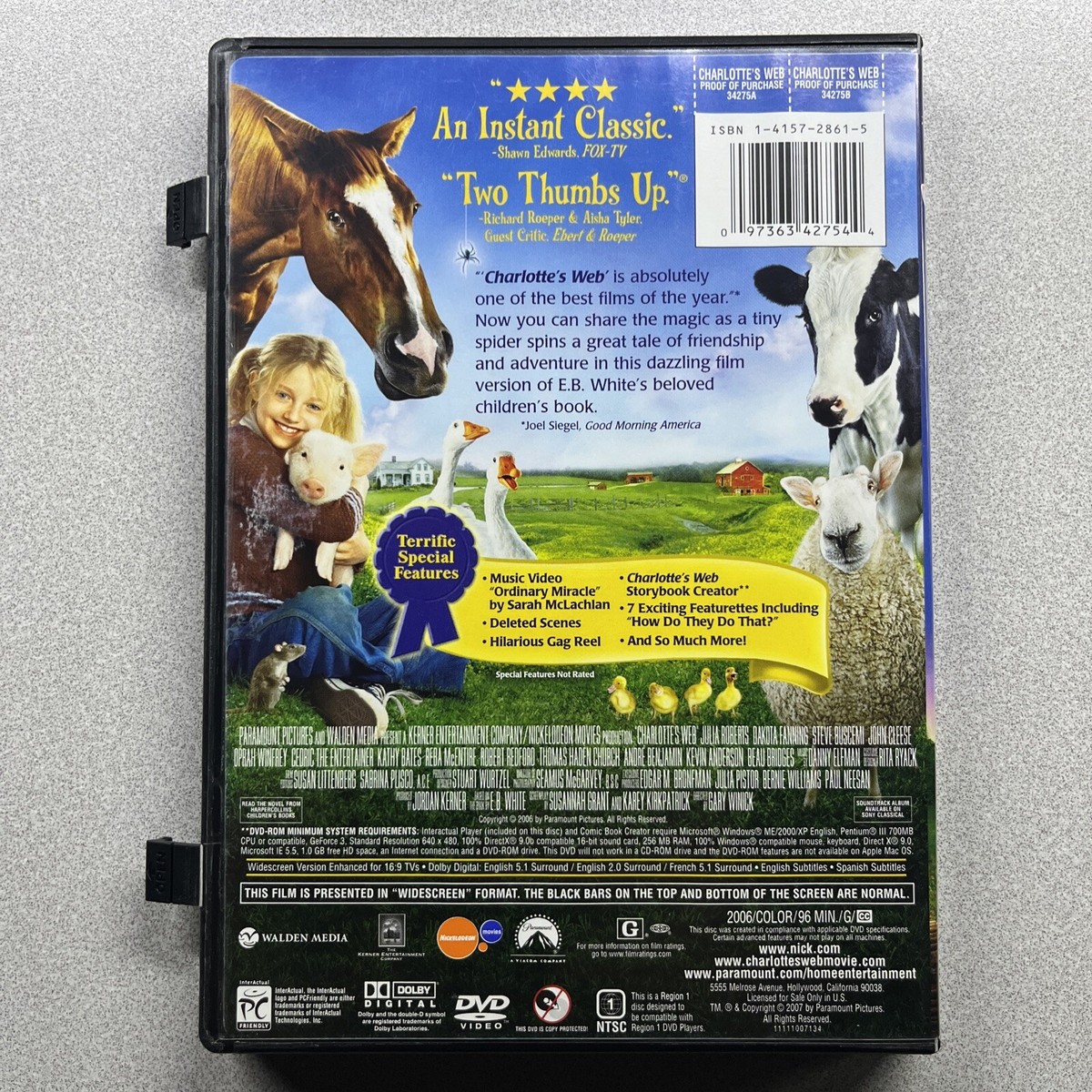 洋画・外国映画 CHARLOTTE'S NET DVD Charlottes Web (DVD, 2007, Widescreen)(134) 97363427544| eBay