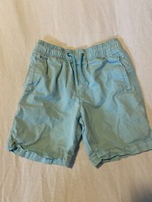 OshKosh Boy's Blue Elastic Waist Drawstring Slash Pocket Shorts Size 8