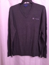 Mens Grey V Neck Sweater New Size 2XL