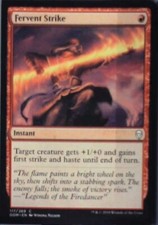Fervent Strike - Dominaria: #117, Magic: The Gathering Nm R142