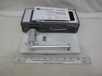 (1) NEW Glacier Bay Sebring Toilet Paper Holder - CHROME - 1004 987 127 (sw)