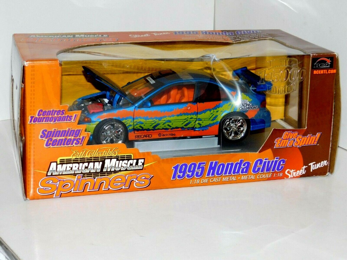 Honda Civic 1995 Street Tuner 33702 Ertl American Muscle 1:18 | eBay
