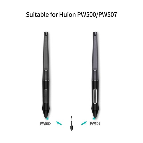 Pour HUION Pen Nib PN05 Plumes de remplacement pour stylo numérique PW500 PW507 Graphics - Photo 10/10
